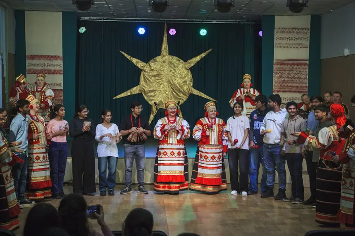 18.02.2026. Фольклорно-развлекательная программа «Масленица хороша, широка её душа» для иностранных студентов