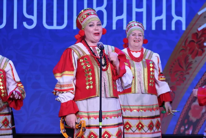 Фото: выступление фольклорного ансамбля «Тамбовский задор» на конкурсных прослушиваниях суперфинала III-го Всероссийского фестиваля «Душа баяна», 15-16 ноября, 2025 год, г. Москва