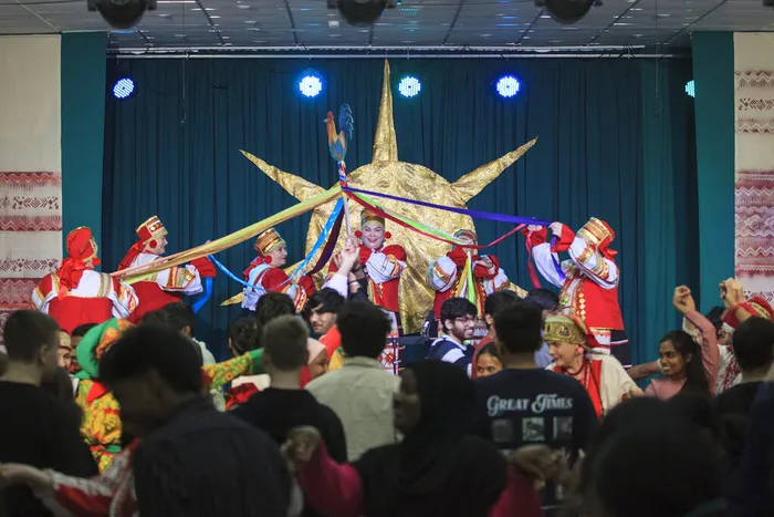 18.02.2026. Фольклорно-развлекательная программа «Масленица хороша, широка её душа» для иностранных студентов