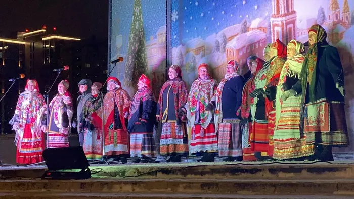 28.12.2025. Новогодняя программа «Тамбовское Лукоморье» на уличной площадке ЛДС «Кристалл»