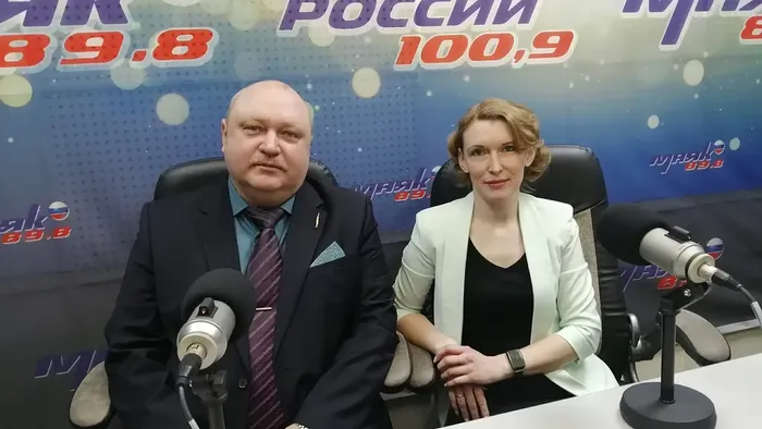 02.02.2024. Фото из публикации в сетевом издании «Государственный Интернет-Канал «Россия» о ГДО им. В. И. Агапкина. На фото – Д. Чернов и Н. Лебедева.