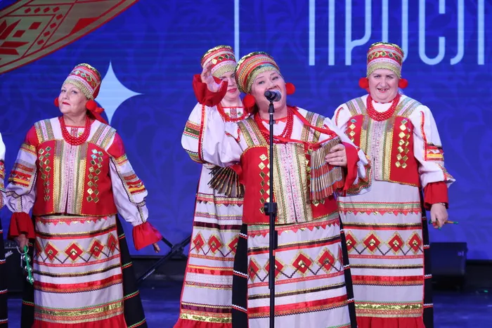 Фото: выступление фольклорного ансамбля «Тамбовский задор» на конкурсных прослушиваниях суперфинала III-го Всероссийского фестиваля «Душа баяна», 15-16 ноября, 2025 год, г. Москва
