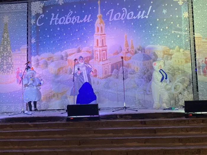 28.12.2025. Новогодняя программа «Тамбовское Лукоморье» на уличной площадке ЛДС «Кристалл»