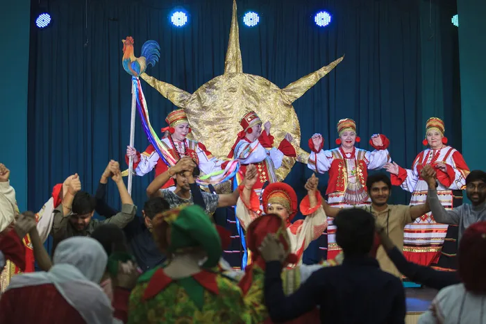 18.02.2026. Фольклорно-развлекательная программа «Масленица хороша, широка её душа» для иностранных студентов