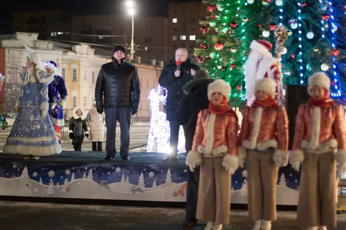 24.12.2025. Торжественное открытие Главной городской Ёлки на площади Ленина города Тамбова