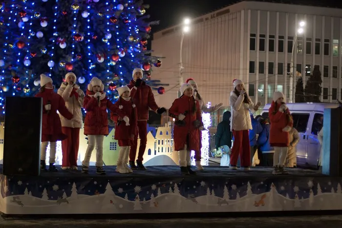 24.12.2025. Торжественное открытие Главной городской Ёлки на площади Ленина города Тамбова