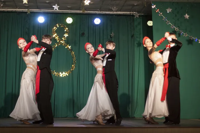 08.03.2026. Праздничная программа ансамбля спортивного бального танца «Олимп» - «Звёздный вальс»