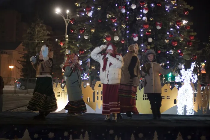 24.12.2025. Торжественное открытие Главной городской Ёлки на площади Ленина города Тамбова