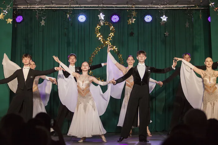 08.03.2026. Праздничная программа ансамбля спортивного бального танца «Олимп» - «Звёздный вальс»